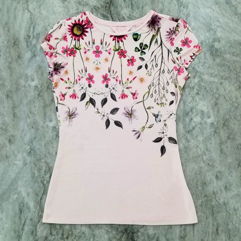 Ted Baker | Ebonie Floral Fitted Tee